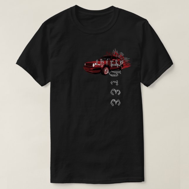 Camiseta Logotipo ThirtyThr33 GTI (Frente do Design)