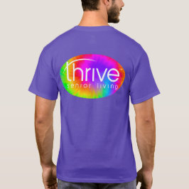 Camiseta Logotipo Tie Dye Thrive