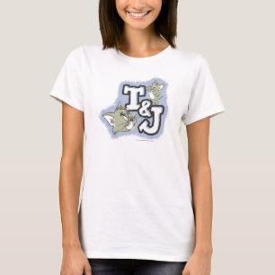 Camiseta Logotipo Tom e Jerry T&J