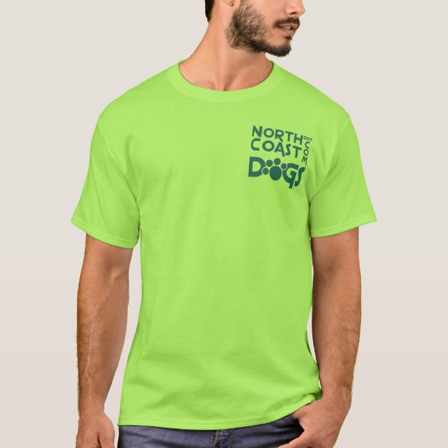 Camiseta Logotipo transparente do bolso de NCD (Frente)