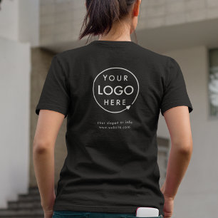 Camiseta Logotipo traseiro   Empresas Modernas Funcionarios