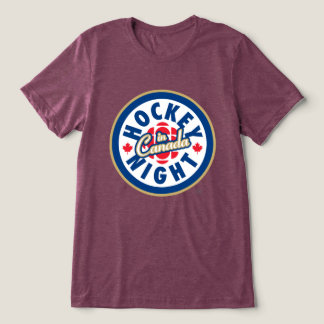 Camiseta Logotipo Tri-blend da Noite de Hóquei no Canadá