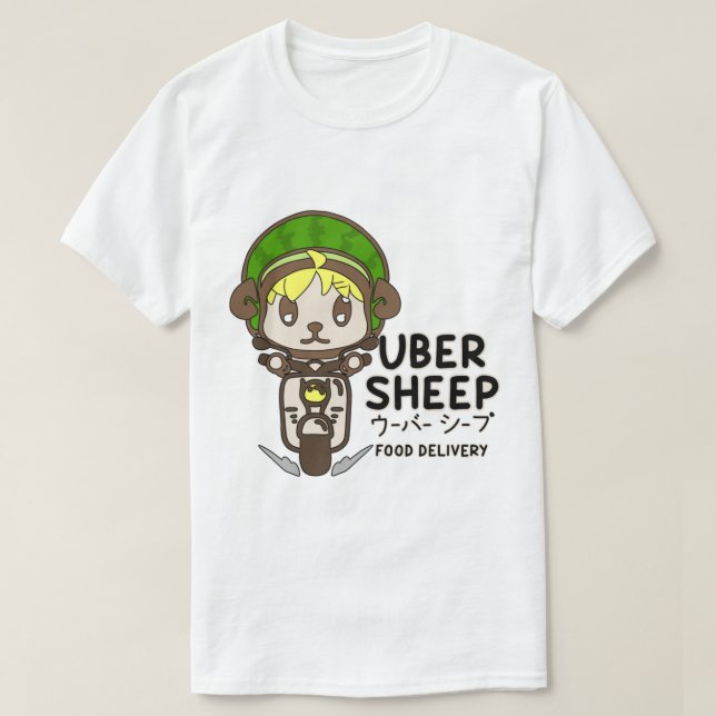 Camiseta Logotipo Uber Sheep (Frente do Design)