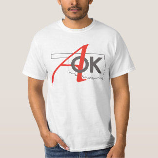 Camiseta Logotipo variável da cor/estilo AOK
