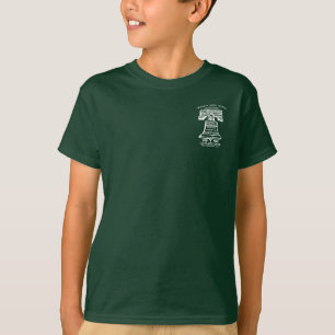Camiseta Logotipo verde da Juventude de trás