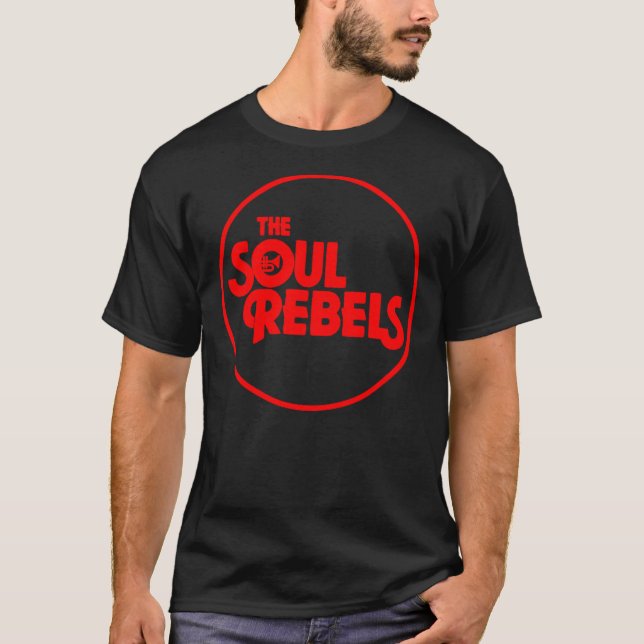 Camiseta logotipo vermelho da banda de sudoeste Clássica T- (Frente)