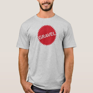 Camiseta Logotipo Vermelho de Ciclo Gravel