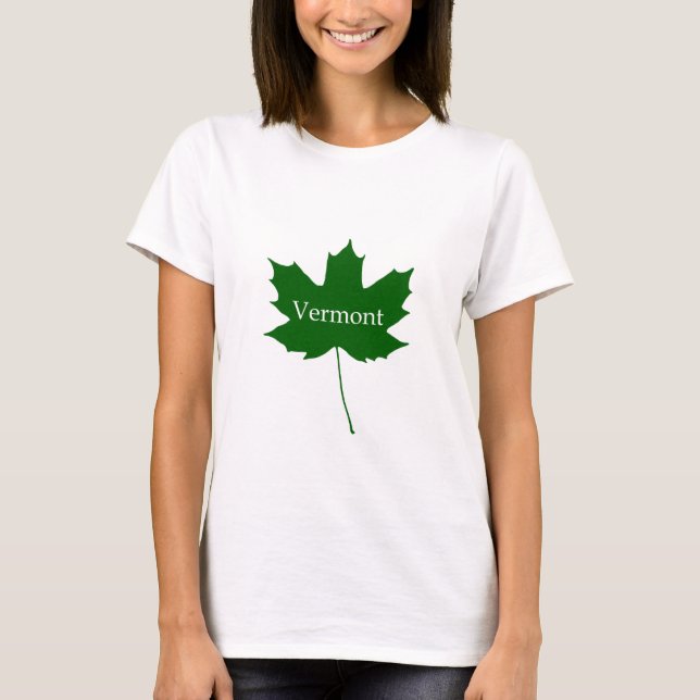Camiseta Logotipo Vermont USA (carapaça de açúcar) (Frente)
