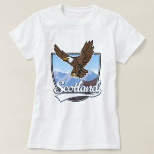 Camiseta Logotipo viagem da Escócia
