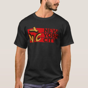 Camiseta Logotipo Vintage Nova Iorque