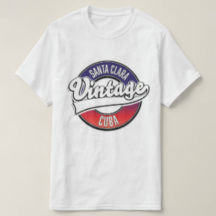 Camiseta logotipo vintage papais noeis clara cuba