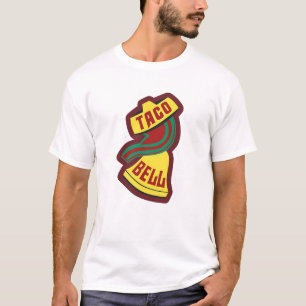 Camiseta Logotipo Vintage Taco Bell - tacos retrô