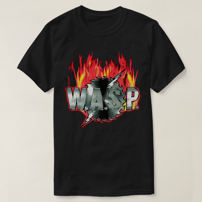 Camiseta Logotipo WASP criativo (Frente do Design)