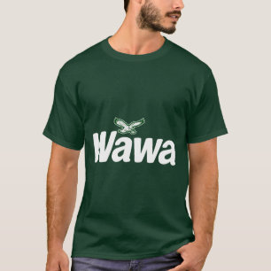 Camiseta Logotipo Wawa Eagles (Branco)