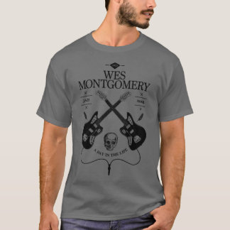 Camiseta Logotipo Wes Montgomery Guitar Vintage