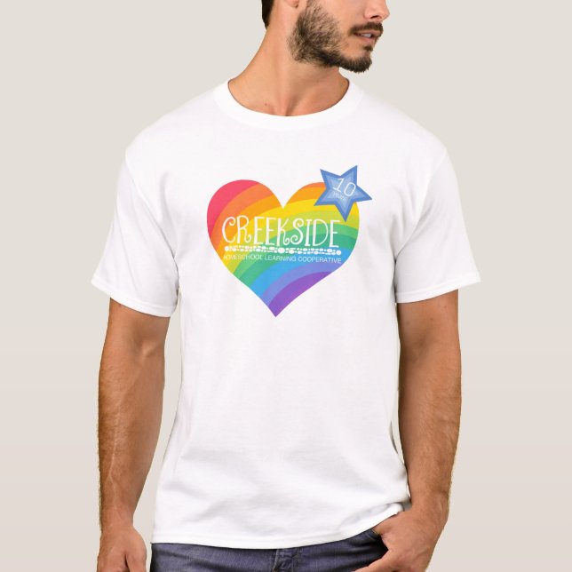 Camiseta logotipo white creekside (Frente)