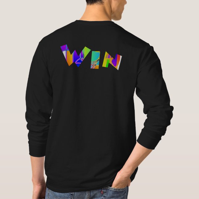 Camiseta Logotipo WIN Preto (Verso)