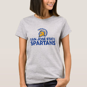 Camiseta Logotipo Wordmark de Spartans do estado de San