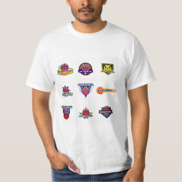 Camiseta Logotipos das equipes de basquetebol da NBA