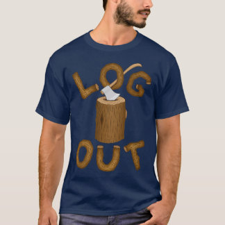 Camiseta Logout do TShirt clássico