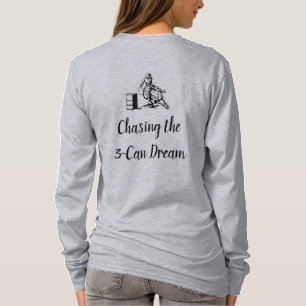 Camiseta Loira e quebrada - Corrida de barril - Logotipo pr