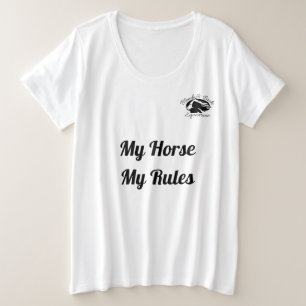 Camiseta Loira e quebrada - Meu Cavalo Minhas Regras - Tama