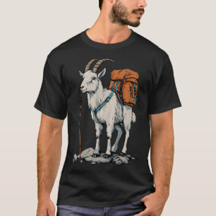 Camiseta Loja de Natal Mochileiro de Cabra da Montanha Acam