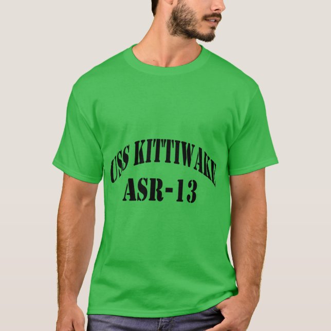 CAMISETA LOJA DE NAVIOS USS KITTIWAKE ASR13 (Frente)