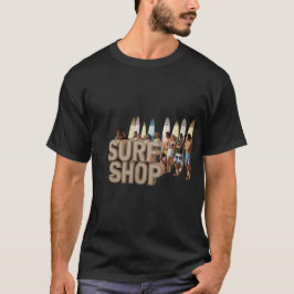 Camiseta Loja de Surf de Verão com Estilo