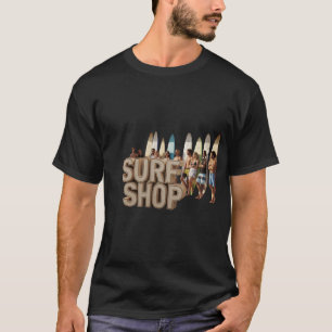 Camiseta Loja de Surf de Verão com Estilo