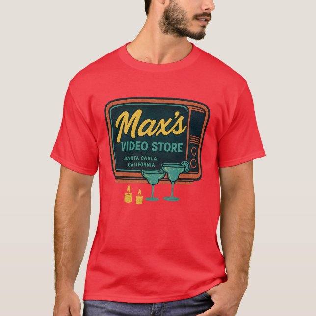 Camiseta Loja de vídeo da Max (Frente)
