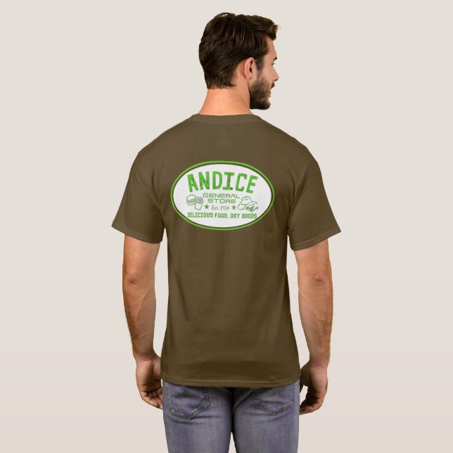 Camiseta Loja Geral Andice (Parte Traseira Completa)