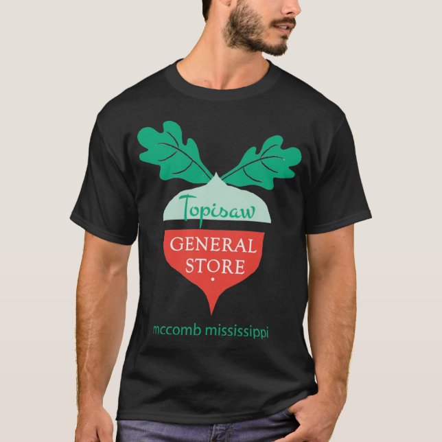 Camiseta Loja Geral Topisaw McComb Mississippi (Frente)
