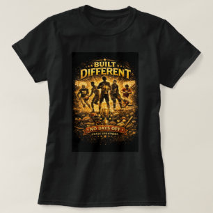Camiseta Loja ZOYNK Construída Diferente Sem Dias de Folga