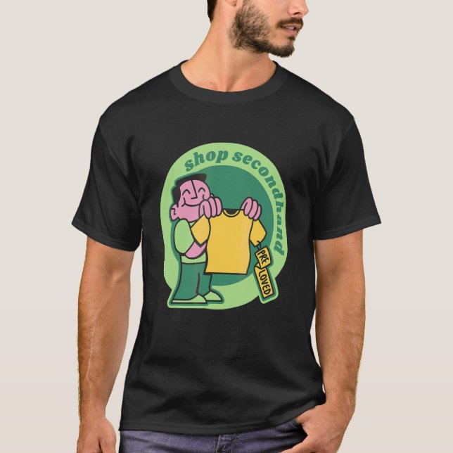 Camiseta Lojas de Brechó Hippies 70s (Frente)