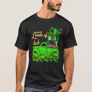 Camiseta Lojas De Caminhão De Sorte Rua De Pinscher Alemã P