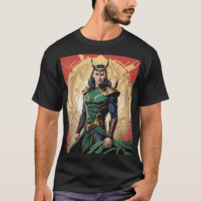 Camiseta Loki – God of Mischief (Frente)