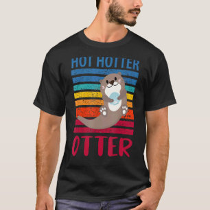 Camiseta Lol Lindo Mais Quente Lontra Lontra Amor Dito Peix