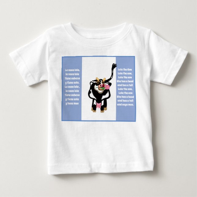 Camiseta Lola, a rima de viveiros espanhóis (Frente)
