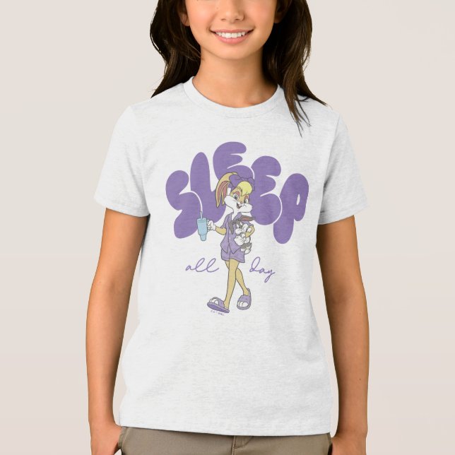 Camiseta Lola Bunny Dorme Todo o Dia (Frente)