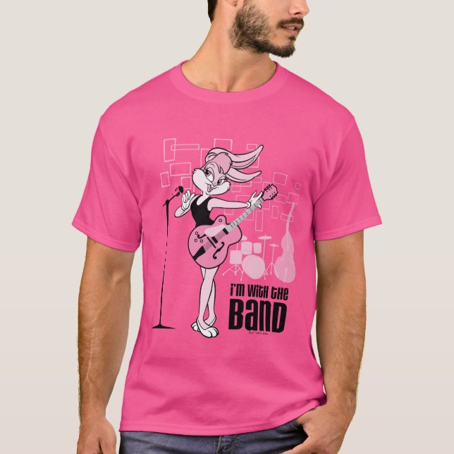 Camiseta Lola Bunny, estou com a Banda (Frente)