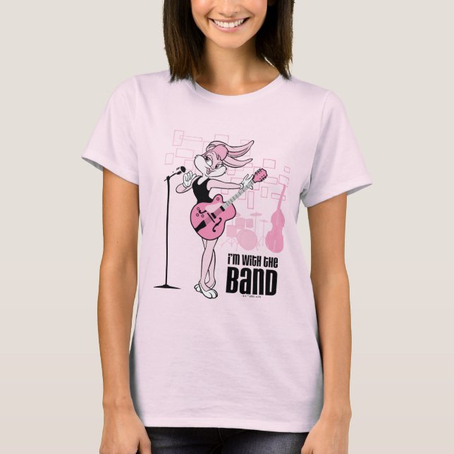 Camiseta Lola Bunny, estou com a Banda (Frente)