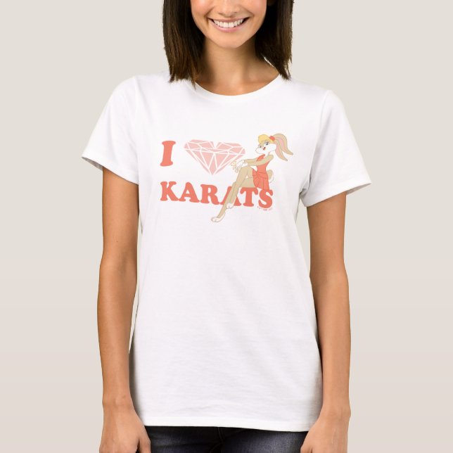 Camiseta Lola Bunny I Heart Karats (Frente)