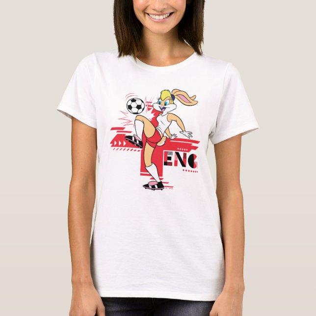 Camiseta Lola Bunny Team England Soccer Graphic (Frente)