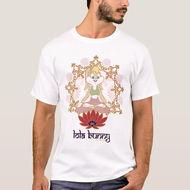 Camiseta Lola Bunny Yoga Lotus Pose (Frente)