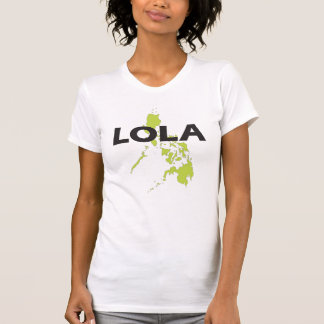 Camiseta Lola com mapa de Filipinas