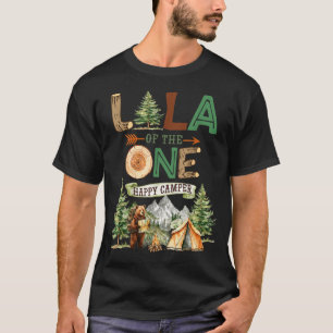 Camiseta Lola do único acampante feliz aniversário de 1 ano