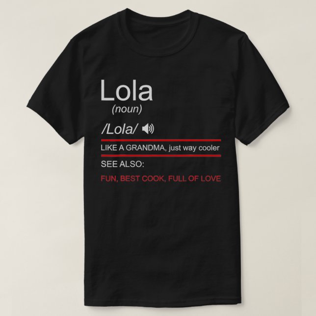 Camiseta Lola Filipina Grandma Filipinas Pride (Frente do Design)