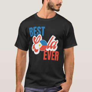 Camiseta Lola Filipino Avó Melhor Lola Nunca