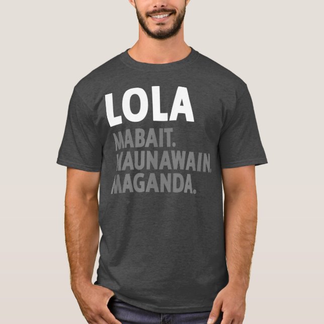 Camiseta Lola Filipino Grandma  Funny Filipino (Frente)